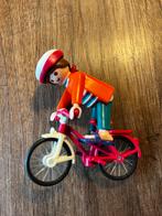 Playmobil meisje op de fiets, Antiek en Kunst, Ophalen of Verzenden