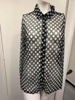 Studio anneloes polkadot blouse zwart wit maat S, Studio Anneloes, Wit, Ophalen of Verzenden, Zo goed als nieuw