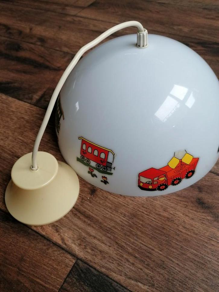 Vintage Oude Herda Lamp Kinderkamer 30 cm. Jaren 60 70 80, Huis en Inrichting, Lampen | Tafellampen, Zo goed als nieuw, Minder dan 50 cm