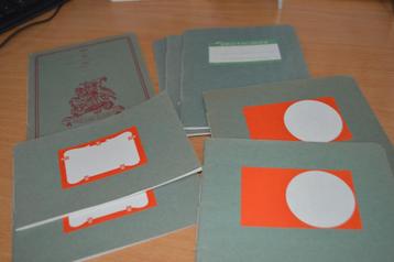 8 nostalgische oude schoolschriftjes rekenen en schrijven beschikbaar voor biedingen