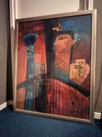 Schilderij abstract met mooie lijst, Ophalen