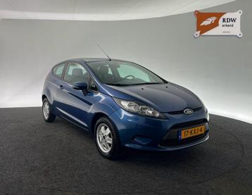 Ford Fiësta 1.25 44KW 3DR 2010 Blauw, Lage Km, New APK, AIRC beschikbaar voor biedingen