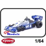 Tyrrell P34 P Depailler 1977 - Kyosho miniatuur F1 auto 1:64, Overige merken, Norev SAS, 1:50 of kleiner, Auto
