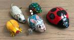 Vintage blikken opwind speelgoed, 4 stuks, Ophalen of Verzenden