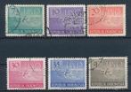 Indonesië 1951 mi: 94-99 zb: 101-106 Gebruikt [2043], Ophalen of Verzenden, Gestempeld, Zuidoost-Azië