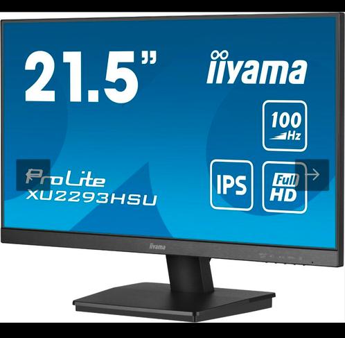 Iiyama ProLite XU2293HSU 21.5" Full HD IPS Monitor, Computers en Software, Monitoren, Nieuw, 61 t/m 100 Hz, DisplayPort, HDMI
