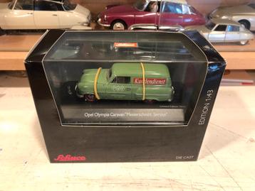 1:43 Opel Olympia Caravan met Messerschmitt Schuco beschikbaar voor biedingen