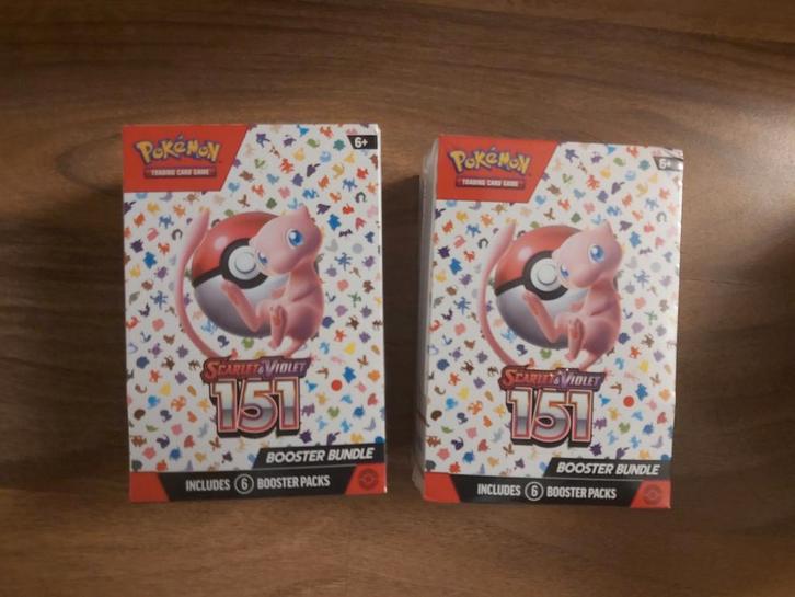 Sealed 151 booster bundles (6x), Hobby en Vrije tijd, Verzamelkaartspellen | Pokémon, Zo goed als nieuw, Ophalen of Verzenden