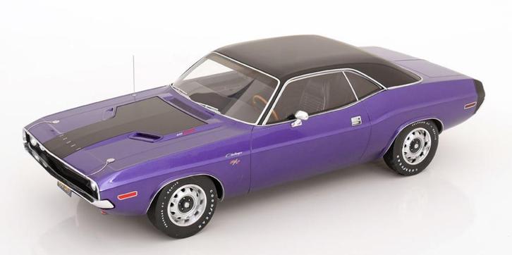 Dodge Challenger R/T Plum Crazy 1970 1:12 (nieuw) G083, Hobby en Vrije tijd, Modelauto's | 1:5 tot 1:12, Nieuw, Auto, 1:9 t/m 1:12