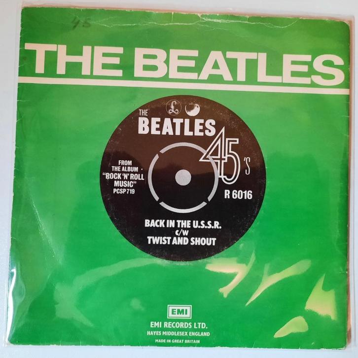 7inch single "Back in the USSR" - The Beatles, Cd's en Dvd's, Vinyl Singles, Gebruikt, Single, Pop, 7 inch, Ophalen of Verzenden