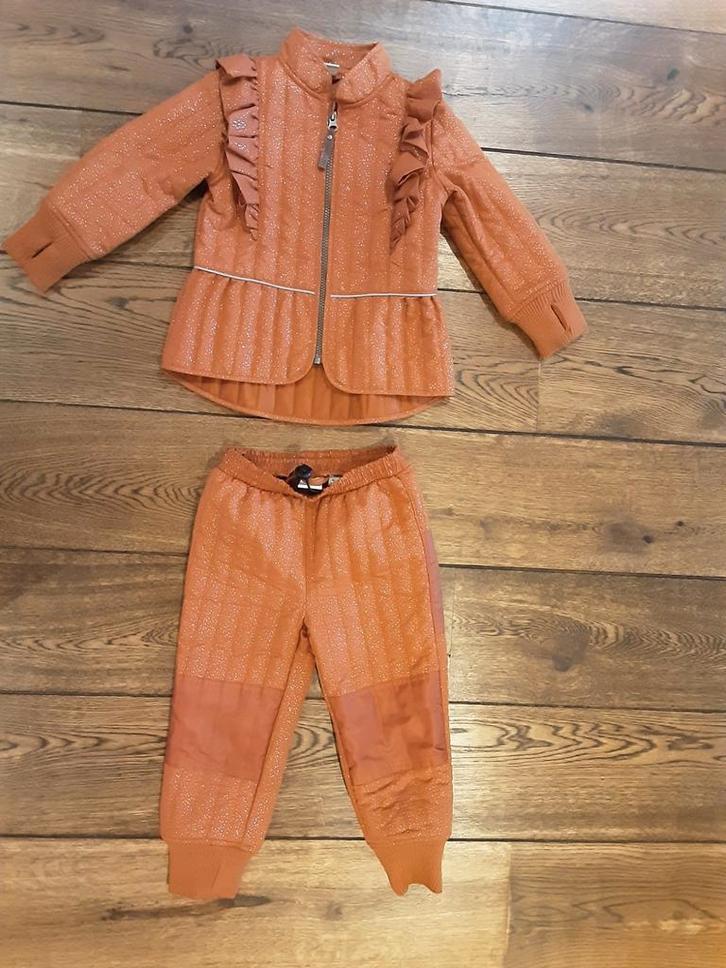 Enfant buitenspeelpak meisje glitter softshell thermo 92, Kinderen en Baby's, Kinderkleding | Maat 92, Zo goed als nieuw, Meisje