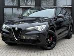 Alfa Romeo Stelvio 2.0 T 280pk AWD Q4 Black Pack 2300kg Trek, Auto's, Automaat, Zwart, 4 cilinders, USB