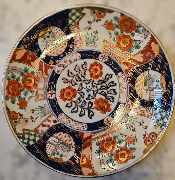 Antiek Japans Imari bord, Antiek en Kunst, Antiek | Porselein, Ophalen of Verzenden
