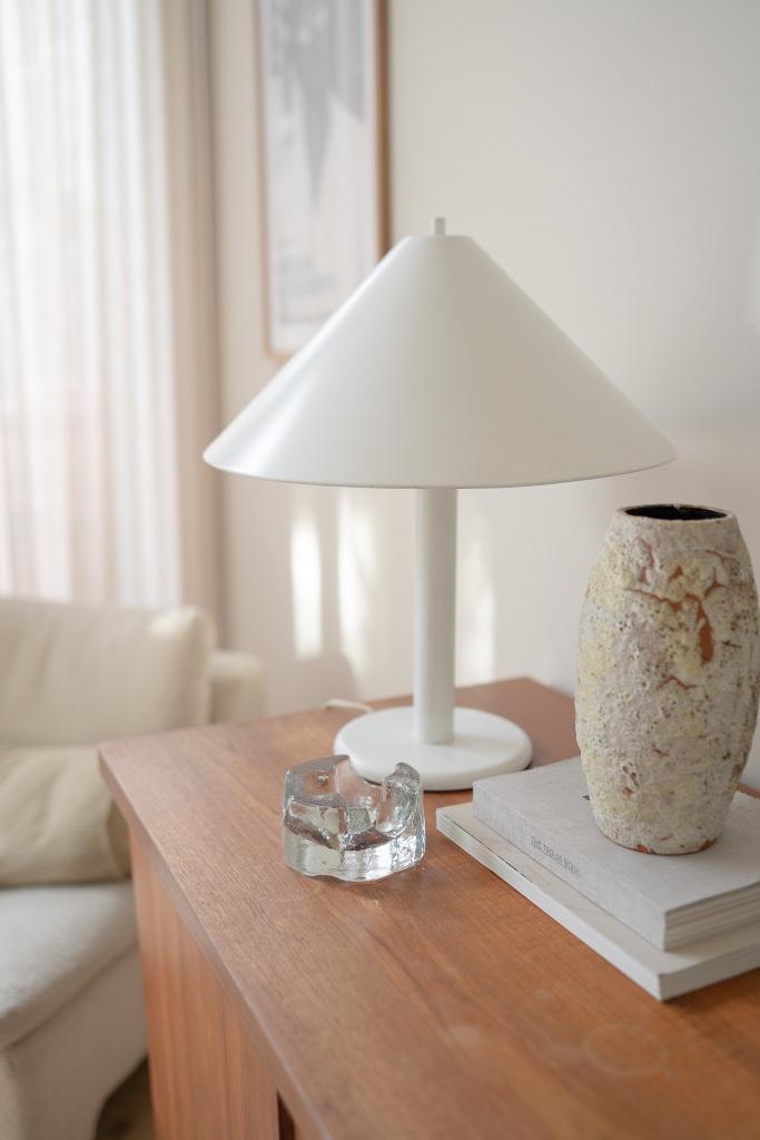 Vintage design tafellamp, Huis en Inrichting, Lampen | Tafellampen, Gebruikt, Minder dan 50 cm, Metaal, Ophalen