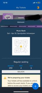 Music Antwerpen ticket, Tickets en Kaartjes