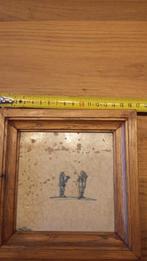 Tegeltje in lijst, Minder dan 50 cm, Gebruikt, Ophalen of Verzenden, Minder dan 50 cm