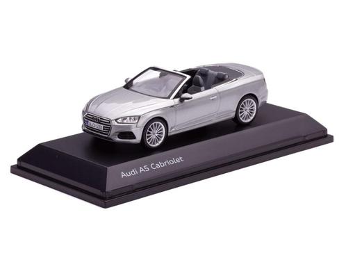 Audi A5 Open Cabriolet Floret Zilvergrijs Metallic Spark, Hobby en Vrije tijd, Modelauto's | 1:43, Nieuw, Auto, Overige merken
