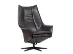 Relaxfauteuil Gealux Arc Zwart leder - Nieuw!, Huis en Inrichting, Fauteuils, Ophalen, Nieuw, 75 tot 100 cm, Metaal