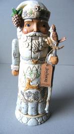Jim Shore White Woodland Santa Nutcracker 2019, Ophalen of Verzenden, Nieuw, Overige typen