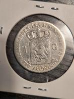 1 Gulden 1840,zf, - Koning Willem I, Postzegels en Munten, Munten | Nederland, 1 gulden, Zilver, Ophalen of Verzenden, Koning Willem I