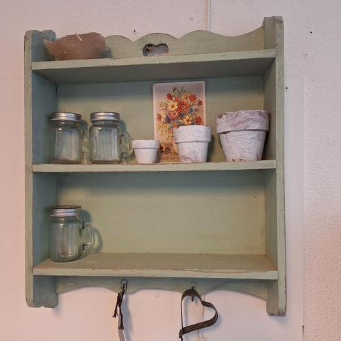 Zacht groen wandrekje, Antiek en Kunst, Curiosa en Brocante, Ophalen of Verzenden