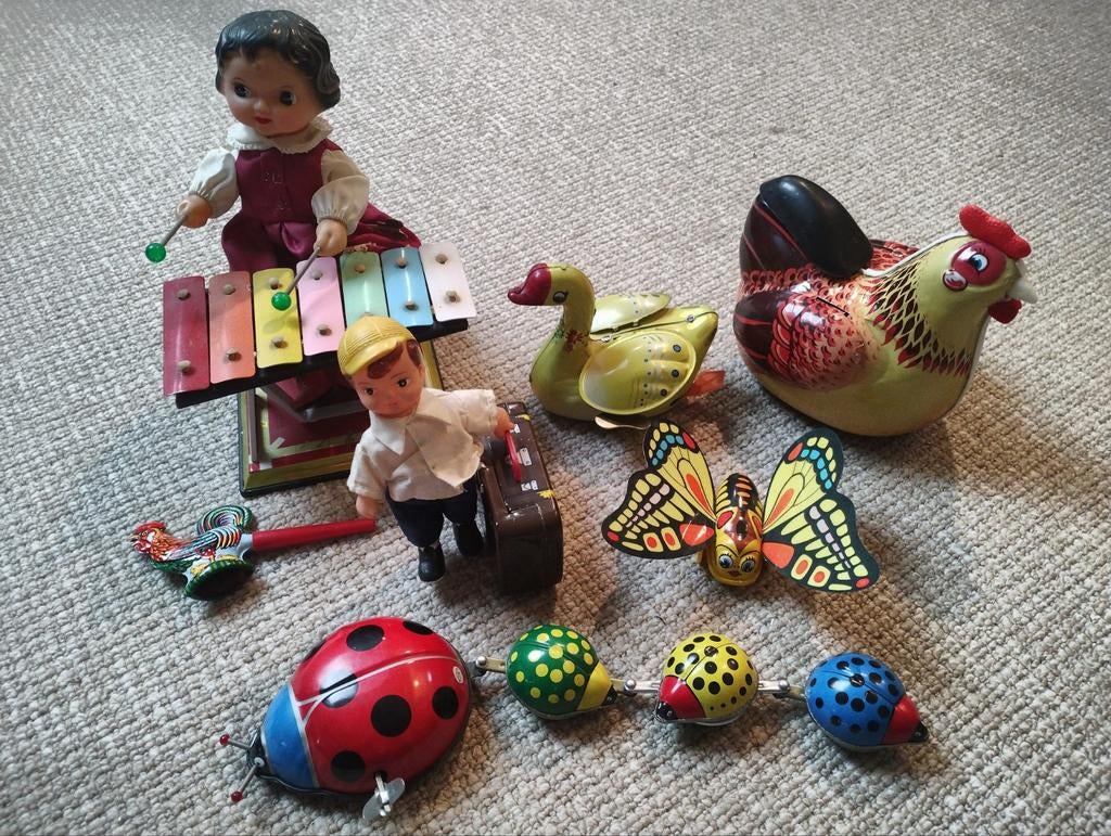 Verzameling blikken speelgoed, Verzamelen, Ophalen of Verzenden, Gebruikt