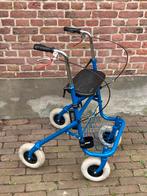 Blauwe rollator, Diversen, Rollators, Ophalen, Opvouwbaar, Gebruikt