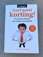 Geef nooit korting boek, Nieuw, Ophalen of Verzenden