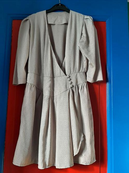 Vintage tuniek, goud brokaat stof, maat S, Kleding | Dames, Blouses en Tunieken, Gedragen, Ophalen of Verzenden