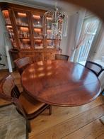 eethoek van massief eikenhout, Huis en Inrichting, Complete eetkamers, Ophalen, Gebruikt, Klassiek, 4 tot 6 stoelen