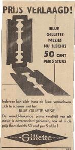 Prijs verlaagd BLUE GILLETTE MESJES nu slechts 50 cent per 5, Verzenden, Zo goed als nieuw, Gebruiksvoorwerp
