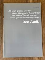 Auto Union Audi brochure, Verzenden, Zo goed als nieuw, Audi