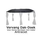 Dome 3x4m antraciet Reserve Dak-doek, Partytent, Minder dan 4 meter, Nieuw, Minder dan 5 meter