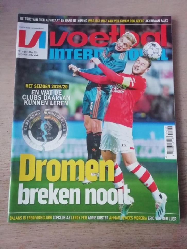Voetbal International, 55e jaargang, nr. 20, 2020, Verzamelen, Sportartikelen en Voetbal, Gebruikt, Boek of Tijdschrift, Overige binnenlandse clubs
