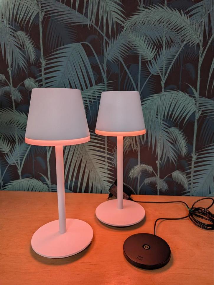 Philips Hue Go Tafellamp - Sfeervolle Verlichting, Huis en Inrichting, Lampen | Tafellampen, Zo goed als nieuw, Minder dan 50 cm