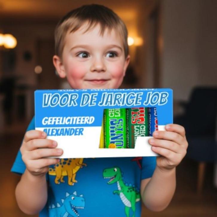 Traktatie Knoppers SnelleJelle, Hobby en Vrije tijd, Feestartikelen, Nieuw, Feestartikel, Verjaardag, Ophalen of Verzenden