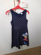 Blauwe jurk Minnie Mouse maat 134 - 140, Meisje, Ophalen of Verzenden, Zo goed als nieuw, Jurk of Rok