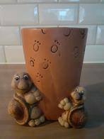 Bloempot Schildpad, Huis en Inrichting, Woonaccessoires | Vazen, Overige kleuren, Aardewerk of Porselein, Ophalen of Verzenden
