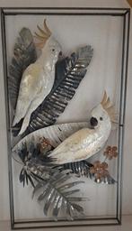 Metalen, 3D wanddecoratie (vogels), Zo goed als nieuw, Ophalen