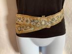 gave stoffen riem, met goud versierd., 3 tot 5 cm, ., Ophalen of Verzenden, Zo goed als nieuw