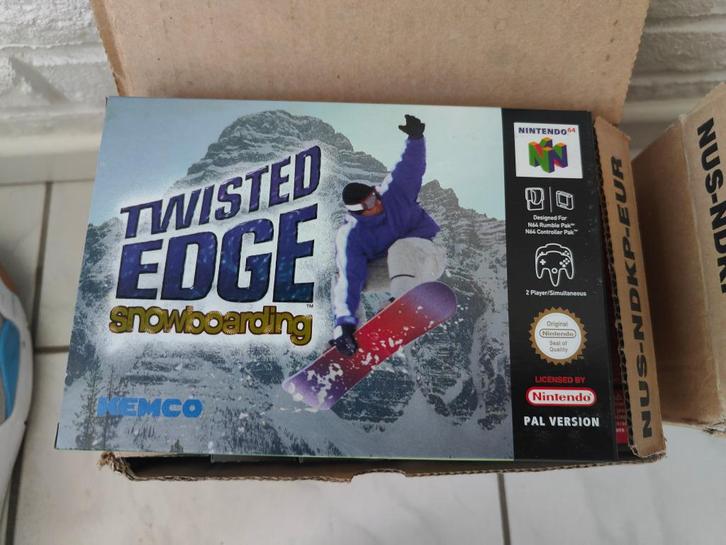 New Old Stock Twisted Edge Snowboarding N64 Nintendo 64, Spelcomputers en Games, Games | Nintendo 64, Nieuw, Avontuur en Actie
