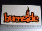 ruit sticker burnside logo, Verzenden, Zo goed als nieuw, Merk