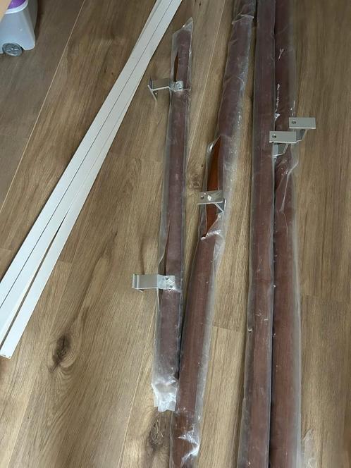 Houten trapleuningen (nieuw), Doe-het-zelf en Verbouw, Overige Doe-het-zelf en Verbouw, Nieuw, Ophalen