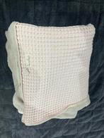 Koeka dekens - Roze teddy & Grijze wafel, Ophalen of Verzenden, Zo goed als nieuw, 100 cm of meer, Deken