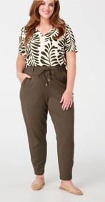 M&S MODE Leuke khaki kleurige jogger / comfybroek maat 48!!, Ophalen of Verzenden, Zo goed als nieuw, MS Mode, Broek of Spijkerbroek