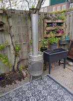 Rvs Tuinhaard bierfust kachel haard tuinkachel buitenhaard, Tuin en Terras, Ophalen of Verzenden, Nieuw