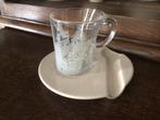 Douwe Egberts universele koffie - cappuccino schotel bordje, Huis en Inrichting, Keuken | Servies, Ophalen, Nieuw, Effen, Kop(pen) en/of Schotel(s)