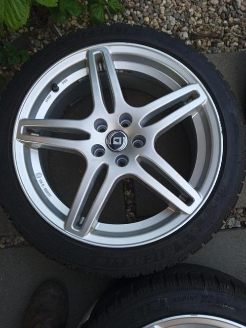 17 set met michelin banden 5x100, polo,a1, audi a1,fabia,TT, Auto-onderdelen, Banden en Velgen, Banden en Velgen, Winterbanden