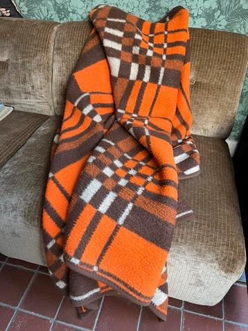 Retro vintage heerlijke zachte deken plaid beschikbaar voor biedingen