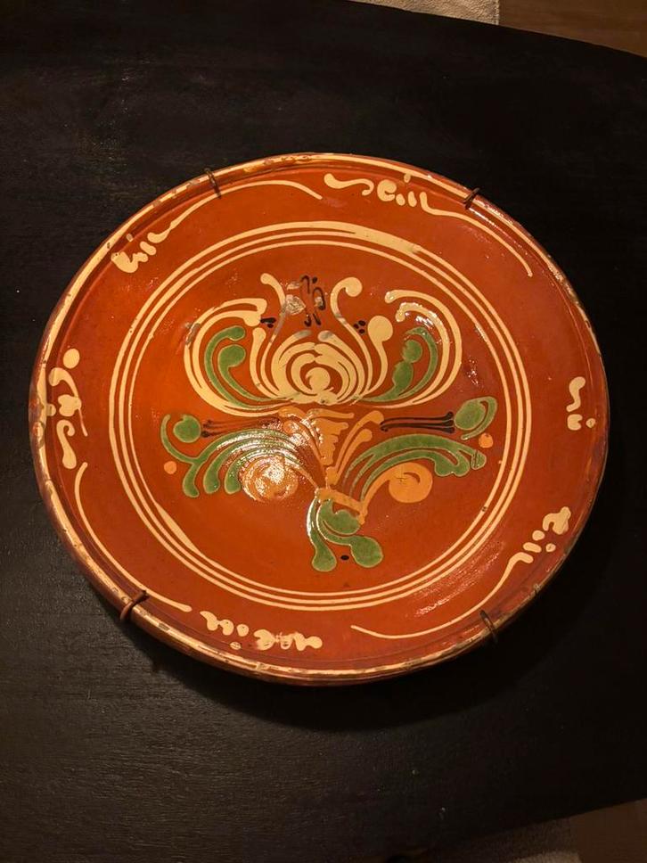 Antiek groot wandbord wanddecoratie, Antiek en Kunst, Antiek | Wandborden en Tegels, Ophalen